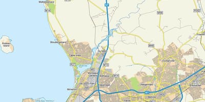 মানচিত্র এর dunoon কেপ টাউন