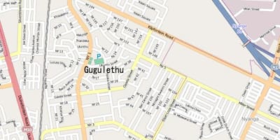 মানচিত্র gugulethu কেপ টাউন