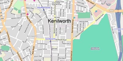 মানচিত্র এর kenilworth কেপ টাউন