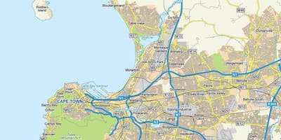 Milnerton কেপ টাউন মানচিত্র